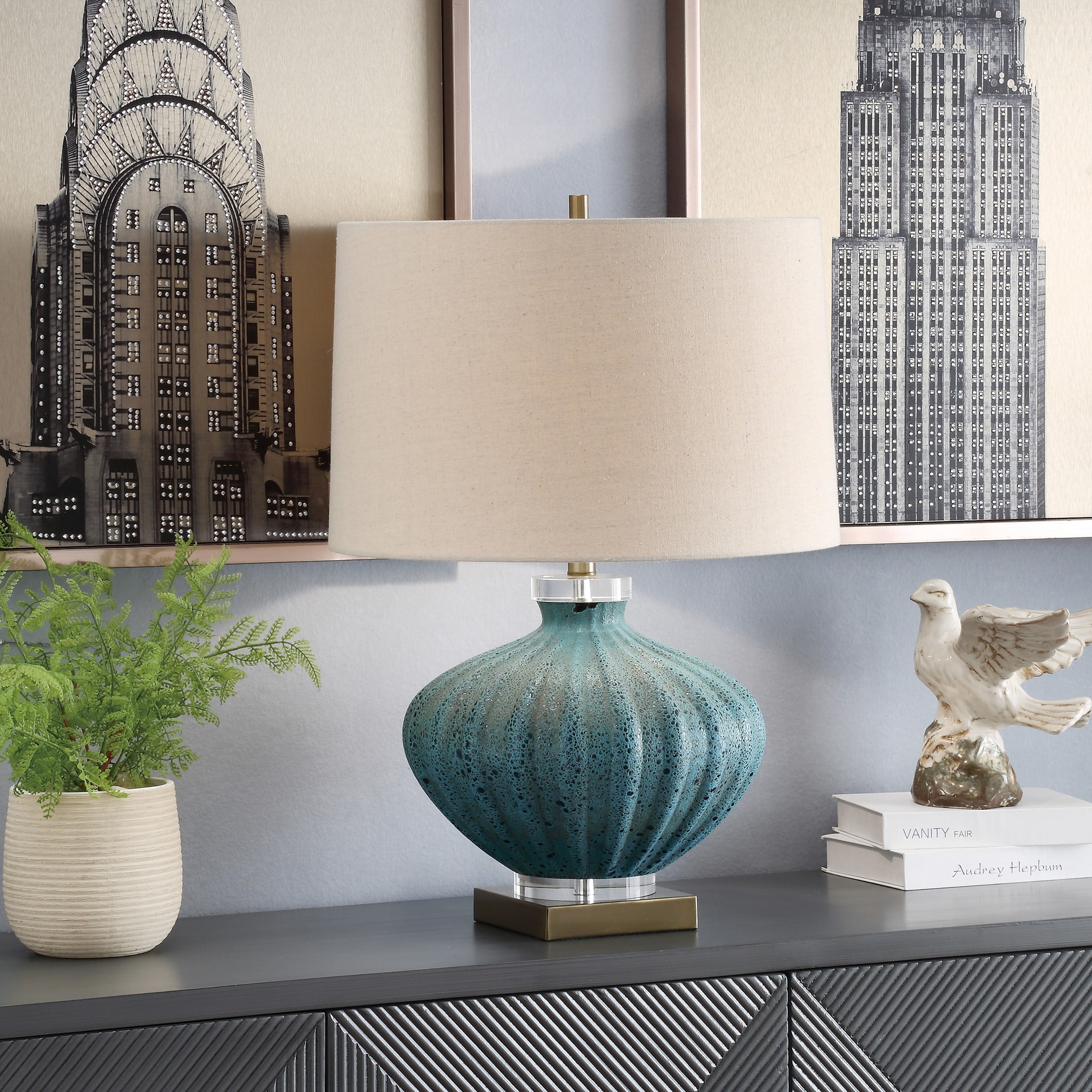 Turquoise Table Lamps - Teal Table Lamps 1