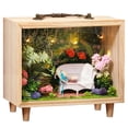 thumbnail image 1 of Miniature avec Meubles, Maison de Poupée Miniature en Bois, Maison de Poupée Miniature en Bois, 1 of 7