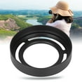 thumbnail image 1 of Lens Hood, Camera Lens Protector Detachable Compact Metal Alloy Camera Lens Hood Prevent Haze and Light Interference Lens Cap for Fuji  / X20 / X30, 1 of 7