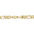 thumbnail image 4 of 14K Yellow Gold 8.75mm Flat Figaro Chain 22 Inch, 4 of 6