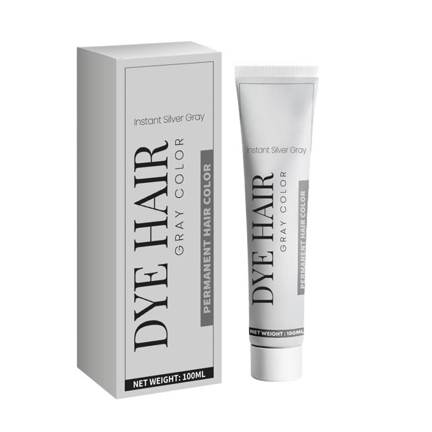 Crema para el cabello gris súper gris unisex para uso diario, 100 ml.