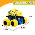 thumbnail image 2 of BESTSKY Toy Cars,Plastics Diecast Cars,Inertial Drive Pull Back Cars,yellow2, 2 of 7