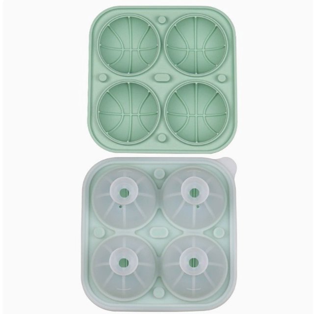 1 pieza de bola de hielo, molde for cubitos de hielo, caja de hielo, bandeja de hielo con forma de bola de silicona, molde for bolas de hielo, bandeja de hielo de silicona
