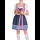 thumbnail image 1 of Disfraz de Oktoberfest Alemán para Mujer, Estilo Dirndl, para Adultos, para de Cerveza Tradicional, Disfraz de Sirvienta. Azul Marino S, 1 of 7