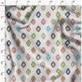 thumbnail image 3 of Soimoi White Fabric - By the Yard - 54 Inch Wide - Geometric Ikat Fabric - Modern and Chic Patterns for Stylish Fashion and Home Decor Printed Fabric, 3 of 6