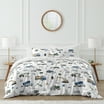 Construction Truck Red and Blue Full/Queen Bedding Set - 3 pieces - by ...