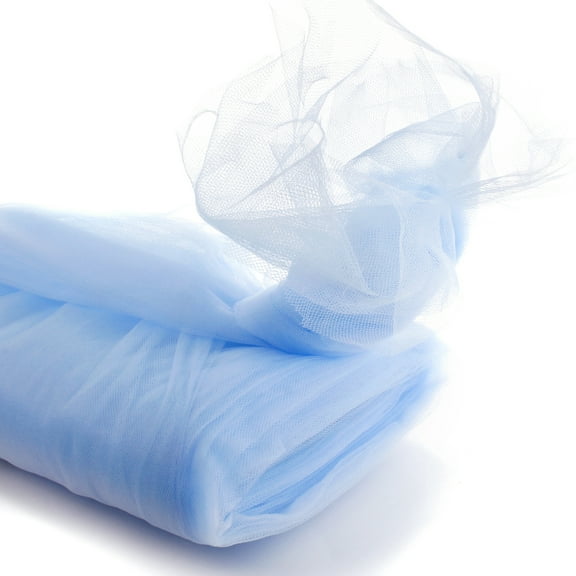 54" Tulle Fabric Bolt - Light Blue