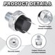 thumbnail image 3 of Interruptor de presión de aire Uxcell 90-120PSI tipo de montaje en tanque rosca 1/4NPT 12V-48V DC interruptor de presión de reemplazo para compresor de tanque de bocina de tren, 3 of 7