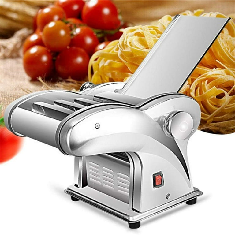  135W Electric Pasta Maker, Fully Automatic Noodle Machine,  Commercial Spaghetti Maker, ABS Protective Cover, CE/FCC/CCC/PSE (Silver  Four Blade) : Home & Kitchen