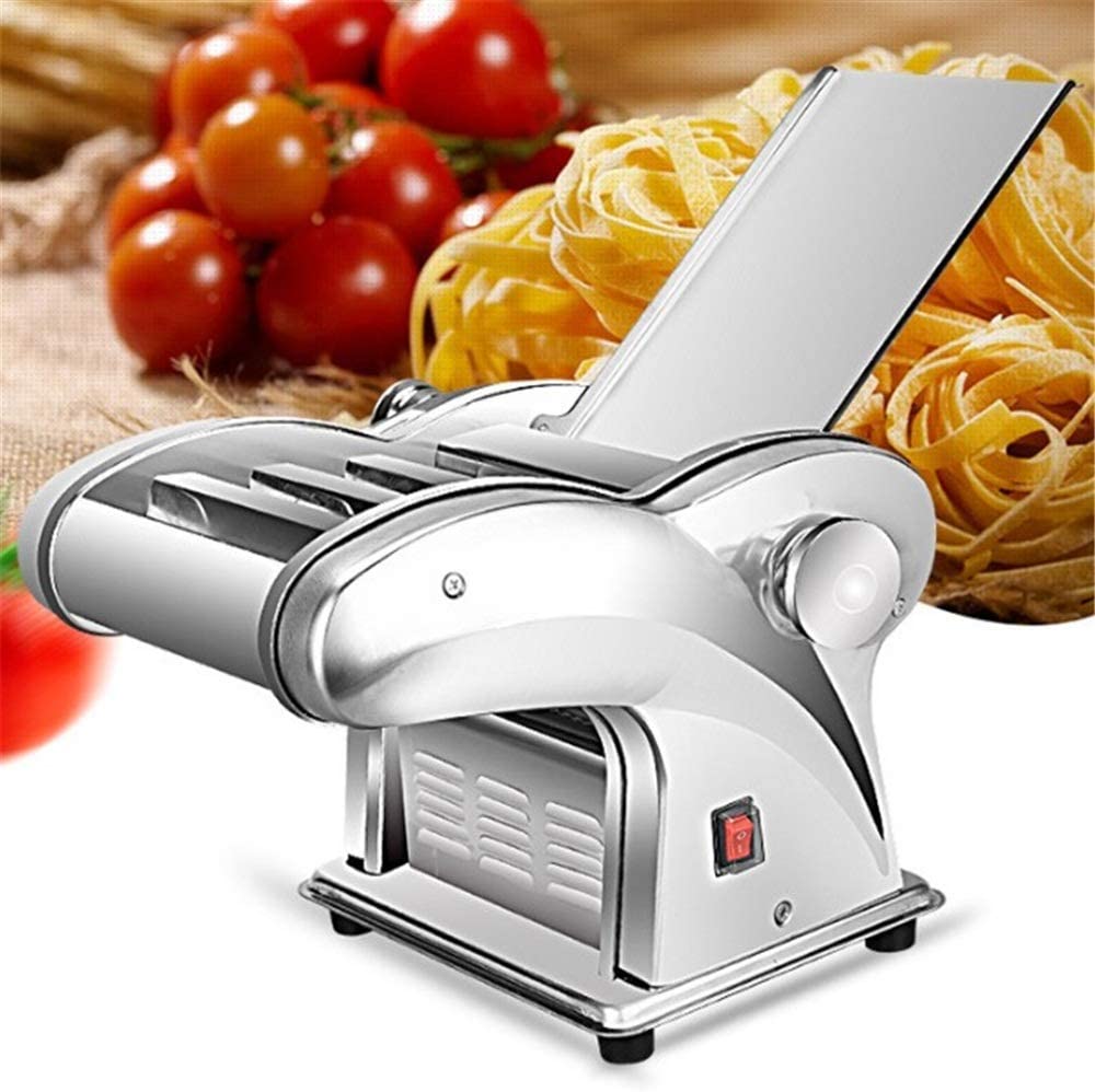 Shanna Pasta Noodle Machine 135W Electric Pasta Maker Stainless Steel  Spaghetti Lasagna Pasta Cutter with Blades and Adjustable Thickness  Settings