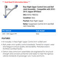 thumbnail image 2 of Rear Right Upper Control Arm and Ball Joint Assembly - Compatible with 2010 - 2015 Jaguar XFR Base 2011 2012 2013 2014, 2 of 2