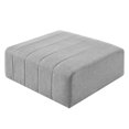 thumbnail image 1 of Accent Chair Ottoman, Fabric, Light Grey Gray, Modern Contemporary Urban Design, Living Lounge Room Hotel Lobby Hospitality, 1 of 7