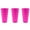 Pink, variant on YBM Home Reusable Plastic Cups 18 oz, Unbreakable Drinkware Dishwasher Safe 3-Pack, Blue