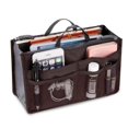 thumbnail image 4 of facefd Sac à Main Cosmétique de Voyage Multifonction Portable à Double Fermeture Éclair pour Femmes, Organisateur, Sac à Main, 4 of 5