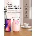 thumbnail image 2 of Humidificador de niebla fría JAMW Mini 300 ml rosa, 2 of 5