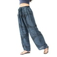 thumbnail image 5 of Women's Harem Elephant Pants - Bamboo Fabric, Elastic Waistband with Bow-Tie - One Size, 5 of 6