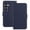Blue, variant on Allytechgroup Case for Samsung Galaxy S25 with Credit Card Slot, Slim Luxury PU Rugged Non-Slip Grip Shockproof Bumper Full Body Protective Cover Men Women Phone Case for Samsung Galaxy S25 , Red