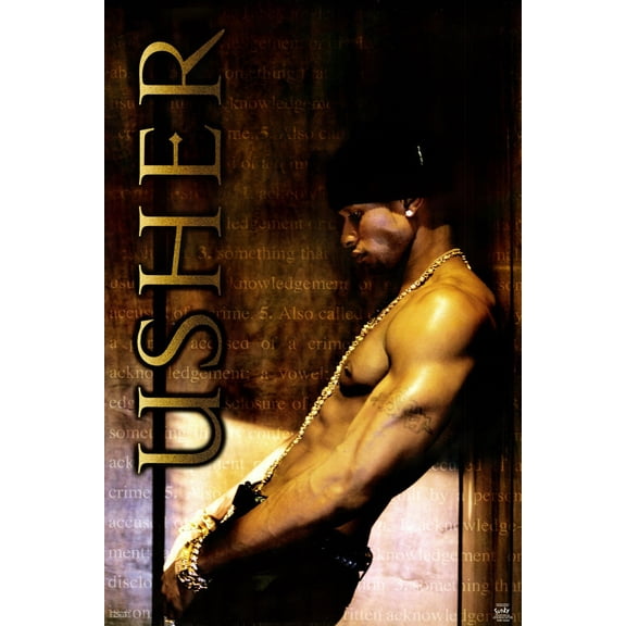 Usher Poster #JJ101 24x36 24inx36in Multi Color Rectangle Bad Dog Posters