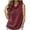 Wine2, variant on Women's Button Up Collared Tank Top Sleeveless Loose Casual Blouse Solid Color Basic Layering Shirt for Office Work Wear,M,Mint Green