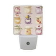 thumbnail image 6 of Yayeee LED Plug in Night Light for The Home with Auto Dusk to Dawn Light Sensors, 2 Pack, Purple Jam Jars, 6 of 6