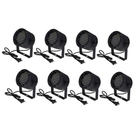 CALHOME 8pcs 86 RGB LED Stage Light Par Dmx-512 Lighting Laser Projector Party Club Pub KTV Dj