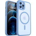 thumbnail image 1 of Funda Mate Magnética, Protección Completa de Cámara, Azul Claro, iPhone 12 Pro, 1 of 7