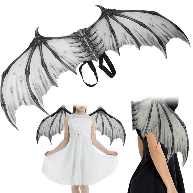 Alas de de Halloween ligeras alas de murciélago de Halloween plegables de 87 cm adolescentes de cosplay para niños ANGGREK Otros