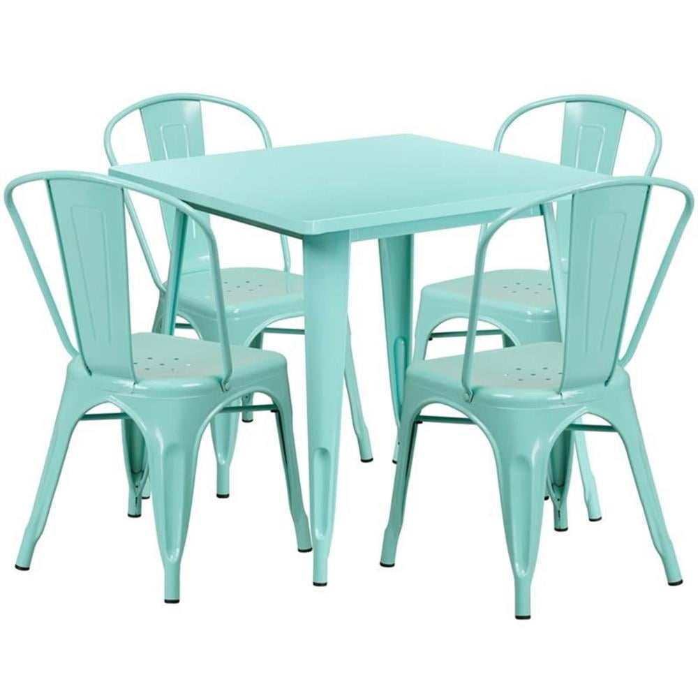 Bowery Hill 5 Piece Metal Patio Dining Set… product image