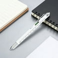 thumbnail image 3 of Kumdkd 9-in-1 Multitool Pen with LED Light, Ballpoint Pen, Stylus, Screwdrivers, Ruler & Phone Stand | Cool Gadgets, Stocking Stuffers & Gifts for Men, White Elephant Gifts for Adults, 3 of 6