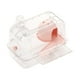 thumbnail image 3 of Jaula para hámster portátil con ventilación, transpirable, transparente con asa, hábitat para rosa transparente, 3 of 9