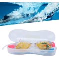 thumbnail image 2 of Swim Glasses, Adjustable Silicone Gasket Swim Goggles Transparent Vision for Beach for Swimming Pool, 2 of 8