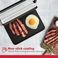 thumbnail image 5 of Holstein Housewares 2 Slice Non Stick Griddle, Stainless Steel Panini Press Electric with Adjustable Temperature Settings and Nonstick Plates, 1000W, 5 of 9