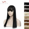 thumbnail image 2 of SEGO Clip in Hair Topper for Women with Wispy Thin Air Bangs Hairpiece for Loss Thinning Hair, 2 of 6