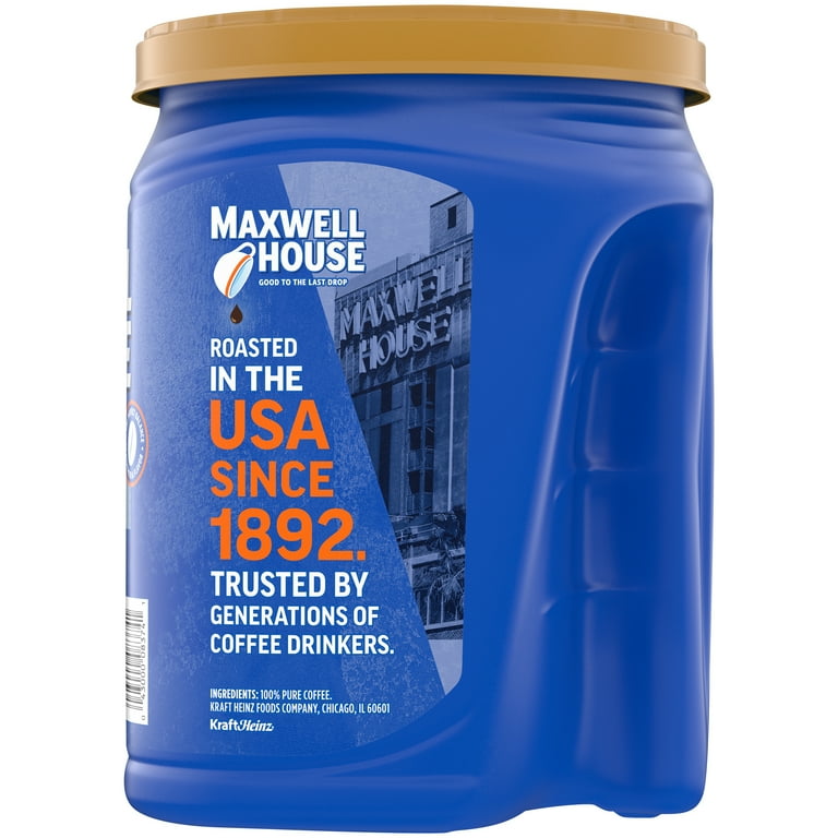 Maxwell House Smooth Medium Roast Original Ground Coffee, 48