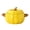 Yellow, variant on Dutch Oven Pot with Lid, Pumpkin Pottery Dessert Saucepan, Mini Baking Dish Cute Pumpkin Bowl, Covered Dutch Oven Ceramic Stockpot, Pumpkin-Shaped Casserole
