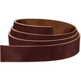 thumbnail image 4 of ELW 9-10 oz. 3.6-4mm Cognac Straps, Belts, Strips 2"x60" 5.1x152cm - Belt Grade Latigo Leather for Cowhide Heavy DIY Craft - Pet Collars, Blanks, Accessory, Jewelry, Key Chains, 4 of 9