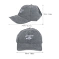 thumbnail image 2 of Masteelf Baseball Cap Washed Distressed Cotton Baseball Cap Vintage Adjustable Dad Hat Retro Baseball Hat Embroidery Truckers Cap For Men Women, 2 of 8