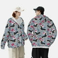 thumbnail image 4 of Gaeub Christmas Hat Dachshund Men's and Women's UPF 50+ Long-Sleeved Sun Protection Clothing, Fishing Shirt Long Sleeve Zip-Small, 4 of 7