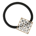 thumbnail image 3 of Accesorios de Banda para el cabello Yuyangstore soporte de cristal cuadrado elástico dorado, 3 of 8