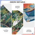 thumbnail image 6 of FORMRS Boys Pajama Pants with Pockets Size 6-8Y Kids Lounge Sleep Bottoms, Art Goldfish Bowl, 6 of 8