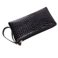 thumbnail image 1 of Women's Wallet Crocodile Pattern Card Wallet Clutch Purse Phone Clutch Wallet, 1 of 10