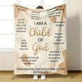 thumbnail image 6 of 1pc Super Soft Fleece Bible Verse Blanket - Bedding Blankets & Throws Christian Gifts For Women, Religious And Inspirational, 6 of 6