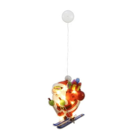 

Nomeni Christmas Lighting Wall Hanging Christmas Snowman LED Lights Lighting Pendant Window Home Atmosphere Decoration