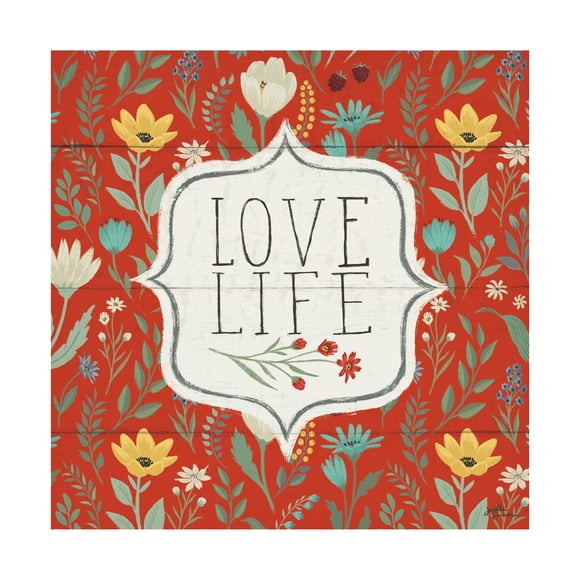 Janelle Penner 'Blooming Thoughts V' Canvas Art