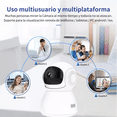 thumbnail image 5 of Cámara de Seguridad LAB.G 360° Wifi 2mp Visión Nocturna 1080p Blanco, 5 of 5