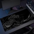 thumbnail image 3 of Nueva alfombrilla de ratón con impresión personalizada HD para PC, alfombrilla de ratón de goma con grandes olas de arte japonés, tapete de bloqueo en los bordes XXL, alfombrillas antideslizantes para, 3 of 5