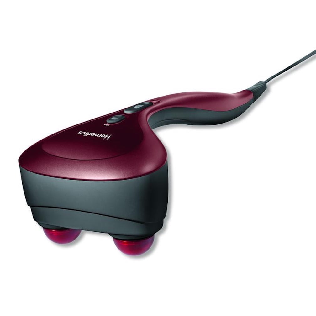 Homedics Handheld Percussion Dual Node Body Massager with Heat