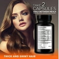 thumbnail image 4 of Trichofol Hair Growth Supplement, Trichofol Protein Capsules for Hair Support, All Natural Supplement To Help Fine, Thinning and Weak Hair, Original Hair Vitamins, Trichofol Reviews (60 Capsules), 4 of 7