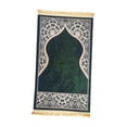thumbnail image 2 of Tnarru Muslim Prayer Rug Eid Mat Islamic Prayer Mat for Living Room Bedroom Bedside Green, 2 of 8
