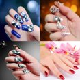 thumbnail image 4 of 100 piezas de herramientas de arte para gel, plantillas, extensiones de uñas acrílicas para mujer, 4 of 7